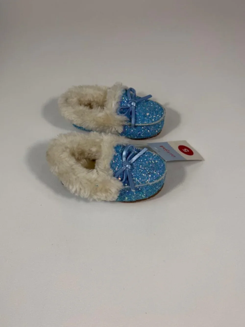 Toddler Girls' Medora Moccasin Slippers - Cat & Jack Blue 5